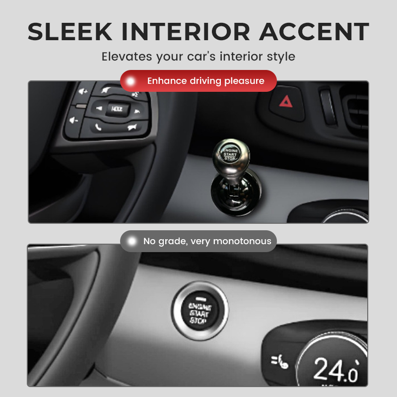 🚗✨PROMO -50%🔧Levier de Démarrage à un Bouton pour Voiture – Design Ergonomique, Alliage/ABS Durable (4 Couleurs, Types A/B)