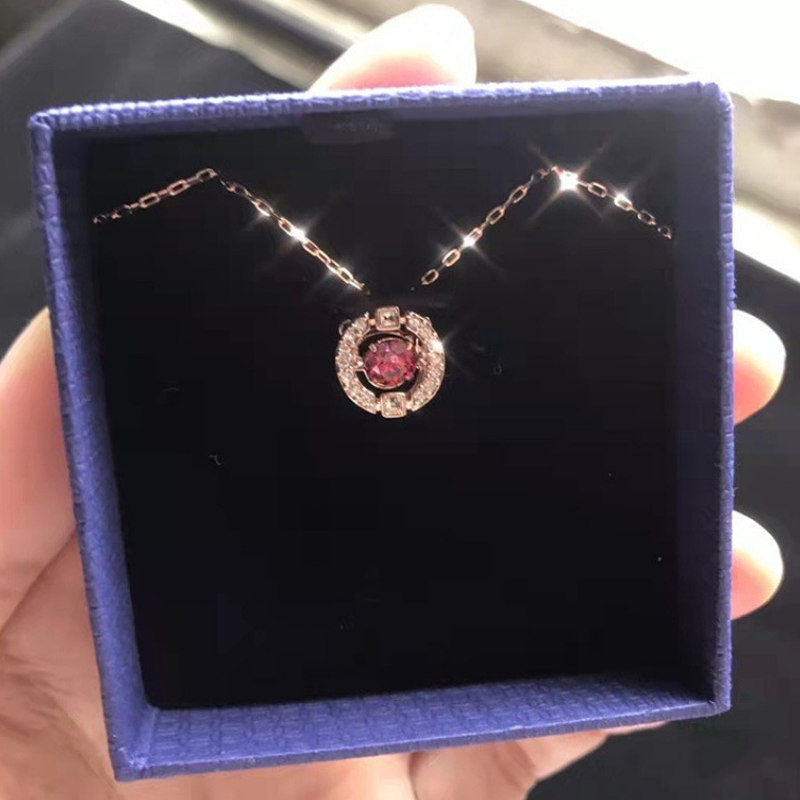 💐50% DE RÉDUCTION ! Collier Danse en Strass – Anti-Transpiration, Pierre Mobile & Halo Cristaux 💧💎【Offre Limitée】