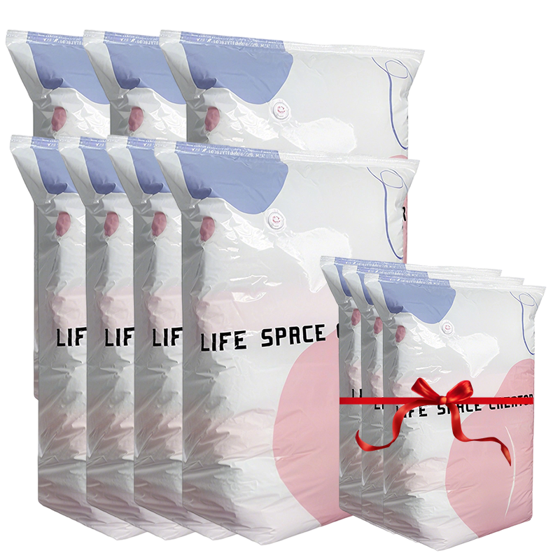 💨Grand Sac de Rangement Sous Vide Compressible – Sans Pompe, Étanche & Idéal Pour Gagner De La Place Dans Les Valises Et À La Maison✈️