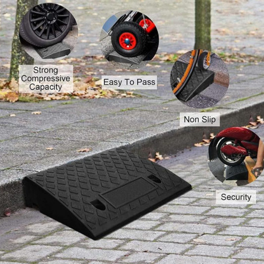 ♿ OFFRE SPÉCIALE : 50% DE RÉDUCTION ! 🏘️ Rampe d'Accès Portable Légère – Surface Antidérapante, Construction PVC Robuste & Fixation Facile 🚶‍♂️