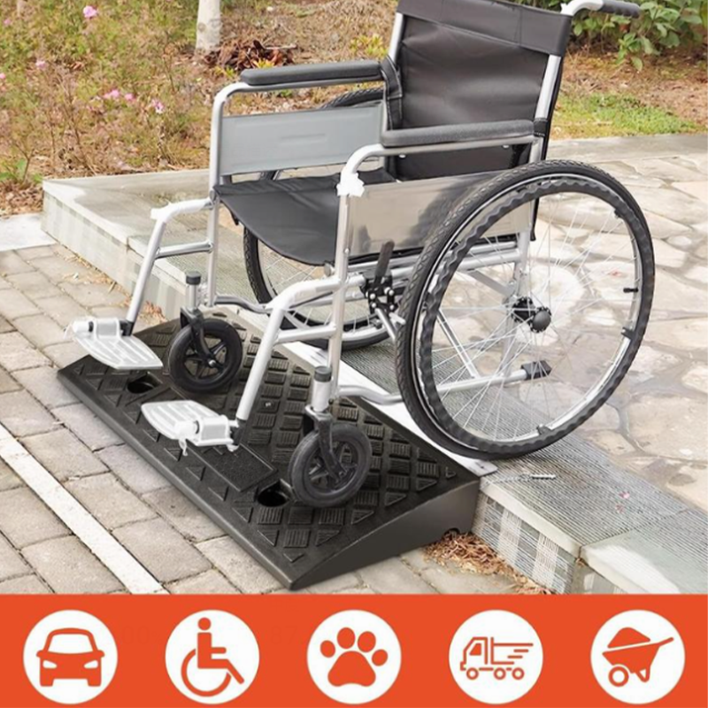 ♿ OFFRE SPÉCIALE : 50% DE RÉDUCTION ! 🏘️ Rampe d'Accès Portable Légère – Surface Antidérapante, Construction PVC Robuste & Fixation Facile 🚶‍♂️