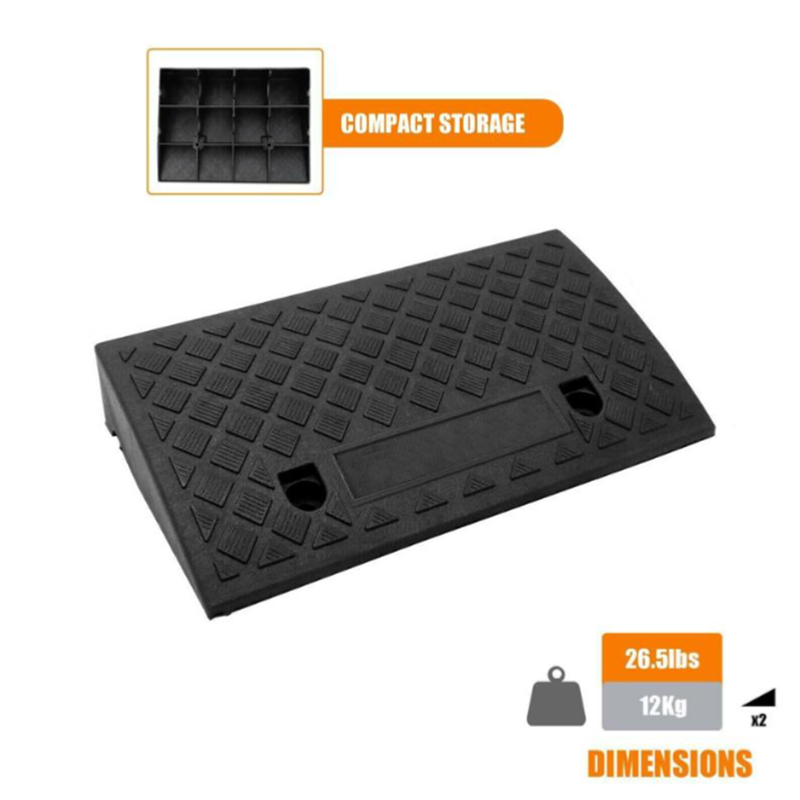♿ OFFRE SPÉCIALE : 50% DE RÉDUCTION ! 🏘️ Rampe d'Accès Portable Légère – Surface Antidérapante, Construction PVC Robuste & Fixation Facile 🚶‍♂️