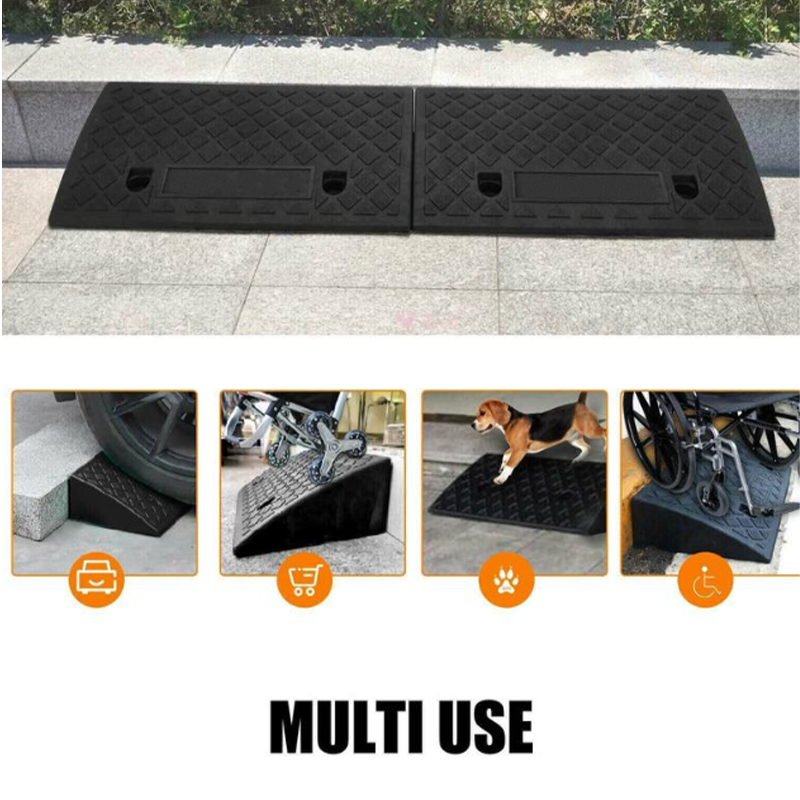 ♿ OFFRE SPÉCIALE : 50% DE RÉDUCTION ! 🏘️ Rampe d'Accès Portable Légère – Surface Antidérapante, Construction PVC Robuste & Fixation Facile 🚶‍♂️