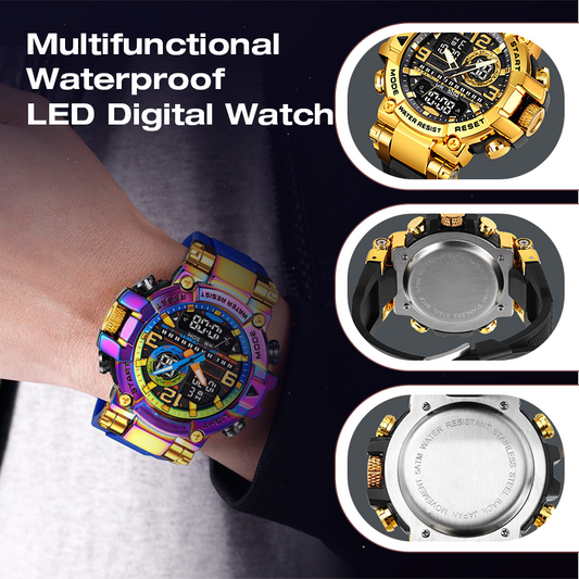 🎉 Soldes 2026 — Plus de 33 000 vendues ⌚ Montre Numérique LED Étanche Multifonction