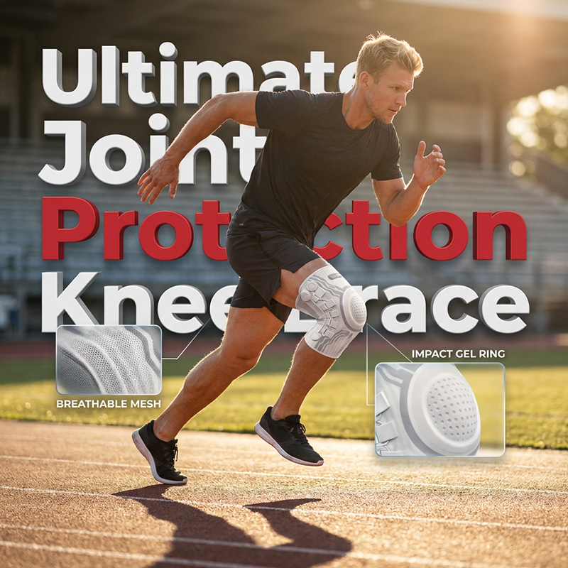 🦵50 % DE RÉDUCTION🔥Genouillère intelligente avec molette de compression ajustable | Soutien personnalisé, soulagement de la douleur, idéale pour le sport et l'arthrite💪