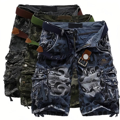 👖PROMO FLASH : -50% !🔥Short Cargo Homme Classique – Tissu Résistant, Multiples Poches & Fermeture Éclair Fluide💪