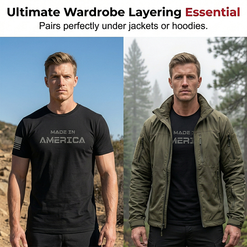 👕PROMO -50%💪T-Shirt Col Rond Coupe Athlétique Homme – Coton Respirant, Évacuation d’Humidité & Freedom de Mouvement (Vert/Noir, S-3XL)