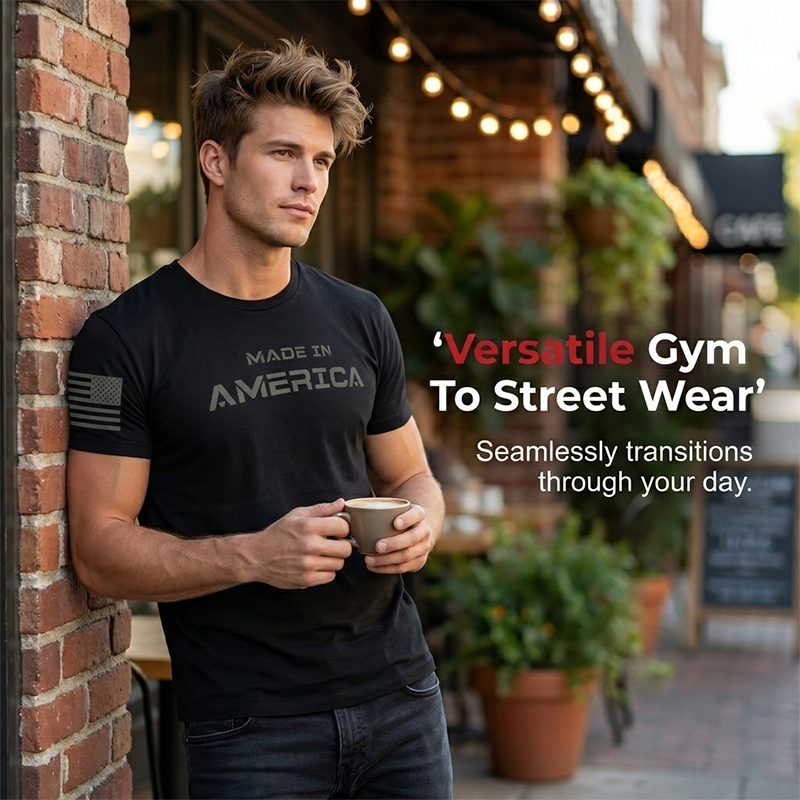 👕PROMO -50%💪T-Shirt Col Rond Coupe Athlétique Homme – Coton Respirant, Évacuation d’Humidité & Freedom de Mouvement (Vert/Noir, S-3XL)