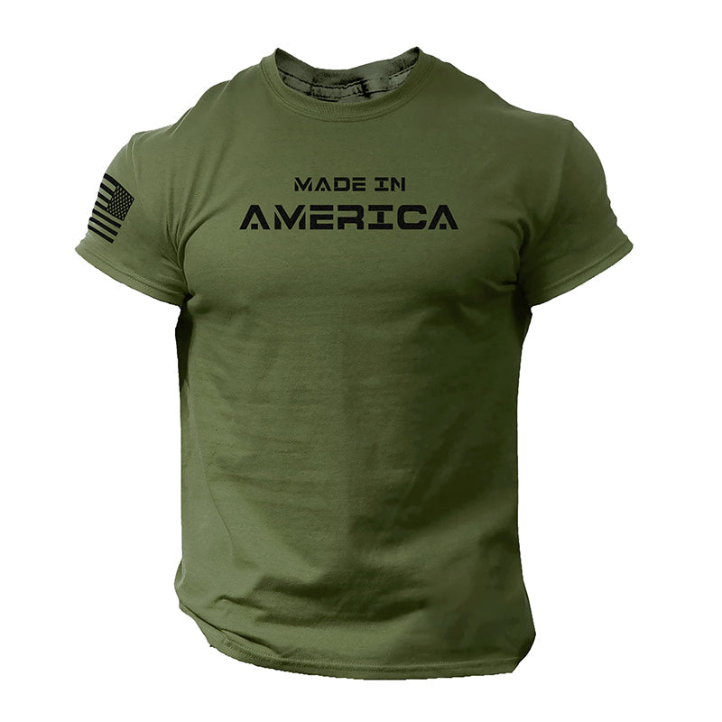 👕PROMO -50%💪T-Shirt Col Rond Coupe Athlétique Homme – Coton Respirant, Évacuation d’Humidité & Freedom de Mouvement (Vert/Noir, S-3XL)