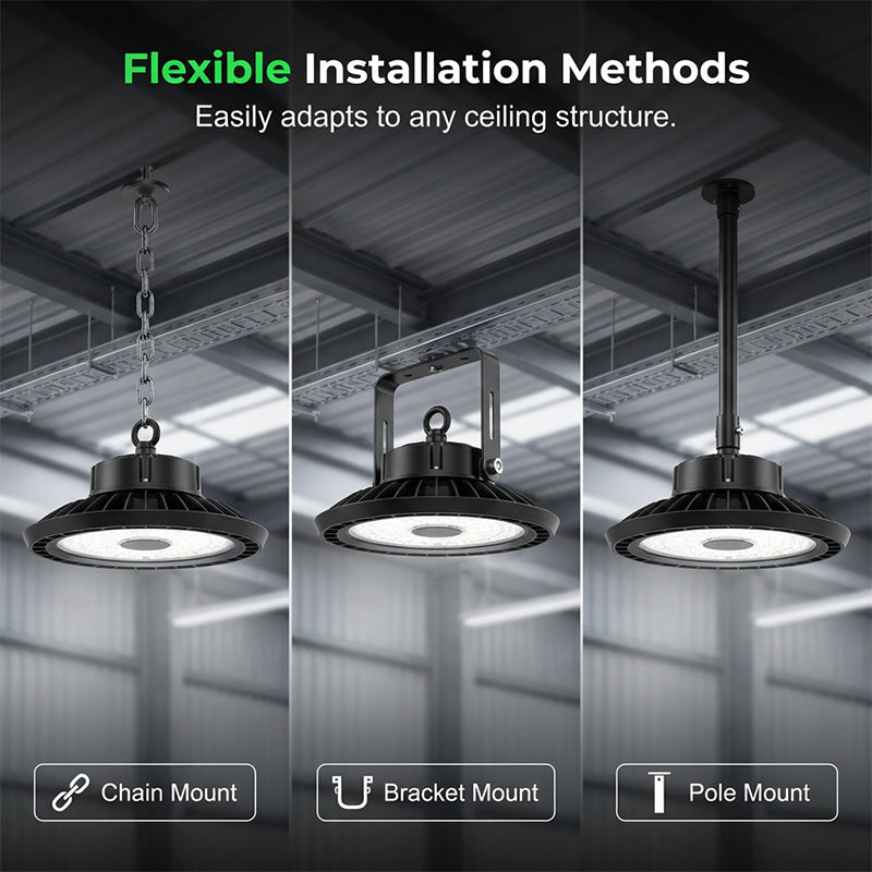 Lampadaire LED UFO haute baie durable