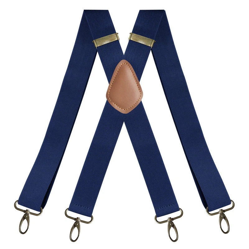 ⏰Bretelles pour homme à crochets, dos en X