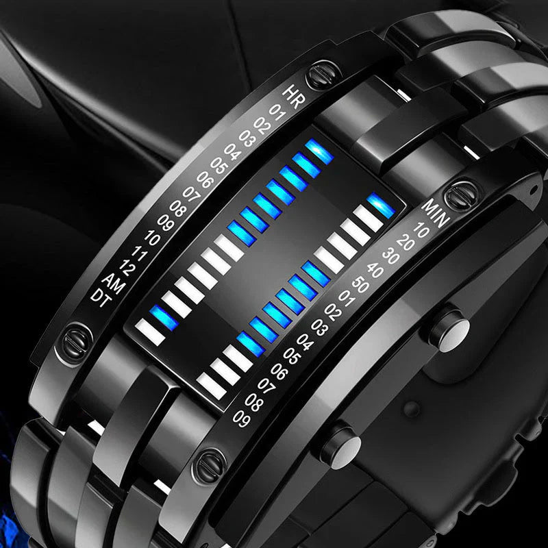 💐50% DE RÉDUCTION⌚Montre Binaire Homme – Style Sportif Moderne, Parfaite pour le Quotidien🏃‍♂️