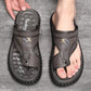 📢📢50 % DE RÉDUCTION✨Sandales d'extérieur en cuir souple et respirant pour homme, tailles fortes🚶‍♂️