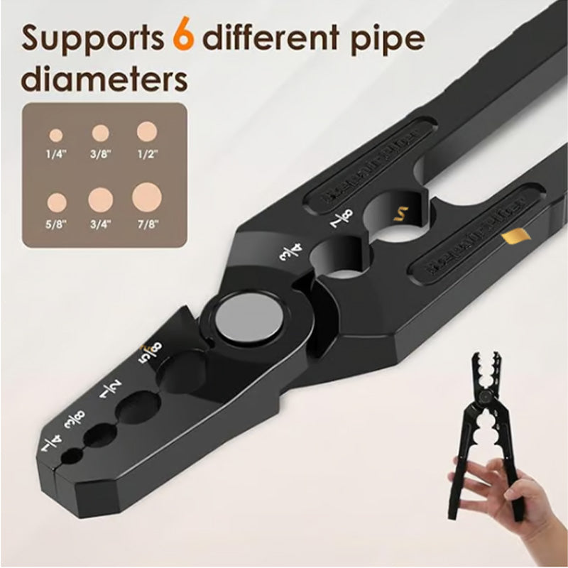 Pince de calibrage pour tubes en cuivre