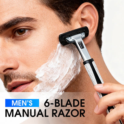 Rasoir manuel 6 lames pour homme