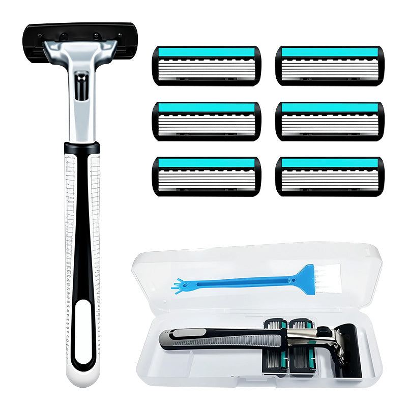 Rasoir manuel 6 lames pour homme