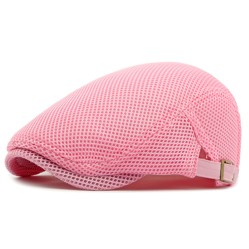 🧢PROMO LIMITÉE 50% DE RÉDUCTION✨Casquette Plate Respirante avec Sangle Réglable – Tissu Mesh, Style Ivy🍂