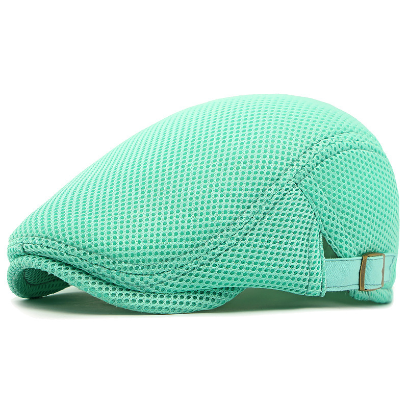🧢PROMO LIMITÉE 50% DE RÉDUCTION✨Casquette Plate Respirante avec Sangle Réglable – Tissu Mesh, Style Ivy🍂