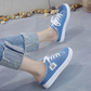 👟 50% DE RÉDUCTION! 👖 Baskets Mules en Jean pour Femme – Enfiler Facile, Semelle Confortable & Parfaites Pour Un Look Décontracté Et Estival ☀️