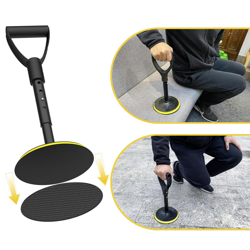🎁💎🛋️ PROMO -50% ! Aide au Levage Réglable – Hauteur 42-52 cm, Base Antidérapante & Poignée Ergonomique (Noir)