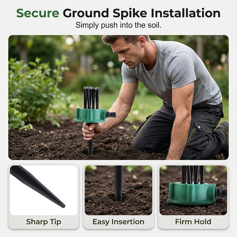 🌿ACHETEZ 2 OBTENEZ 1 GRATUIT💧Arroseur de Jardin de Précision 360° – Couverture Totale, Installation Facile & Pulvérisation Douce Pour Une Irrigation Efficace🌸
