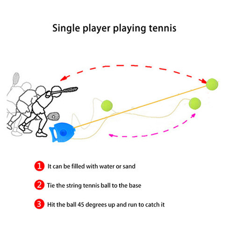 🎾 50 % DE RÉDUCTION !  💪 Rebondeur de tennis portable – Améliorez votre jeu en solo partout & à tout moment – Idéal pour l’entraînement et le plaisir ✨