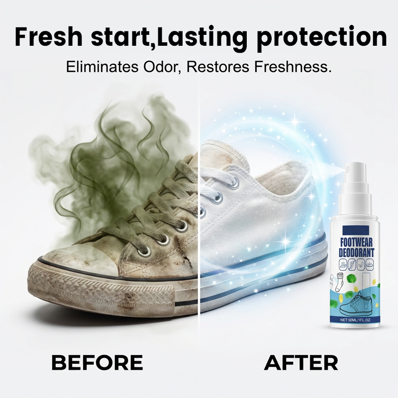 ⏳Spécial à durée limitée⏰Spray désodorisant pour chaussures et chaussettes👞🧦