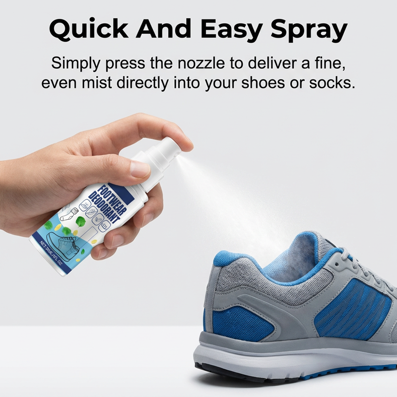 ⏳Spécial à durée limitée⏰Spray désodorisant pour chaussures et chaussettes👞🧦