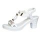 👡50% DE RÉDUCTION EN CE MOMENT✨Sandales à talons pour femmes avec bride en T – Bride élastique, plateforme amortissante et bride en T métallisée pour un confort optimal du matin au soir💃
