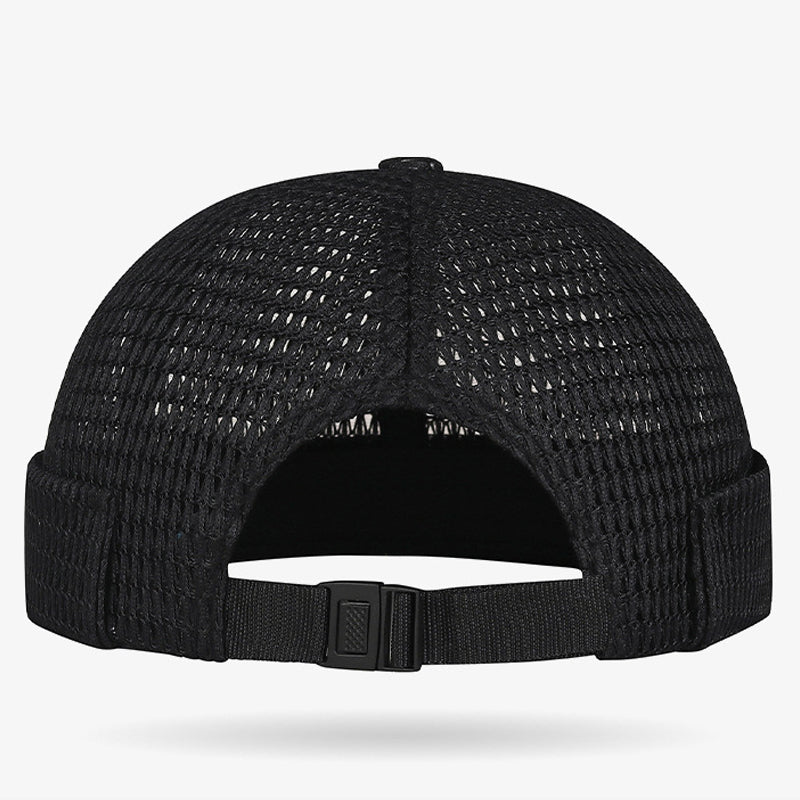 📢⏰🧢 PROMO -50% ! Casquette Légère en Maille Respirante sans Visière – Style Docker, Réglable 55-60 cm (5 Couleurs)