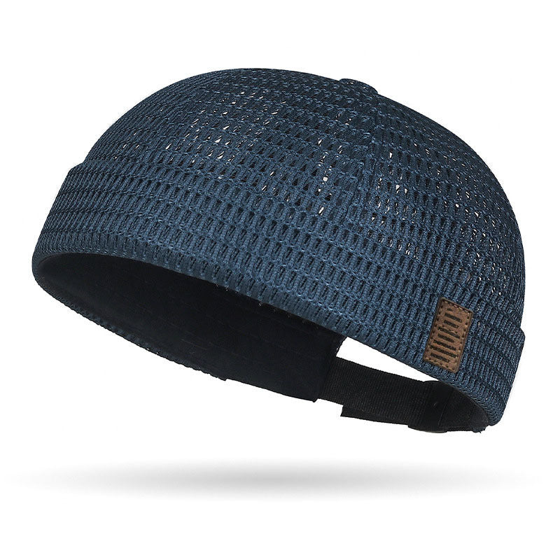 📢⏰🧢 PROMO -50% ! Casquette Légère en Maille Respirante sans Visière – Style Docker, Réglable 55-60 cm (5 Couleurs)