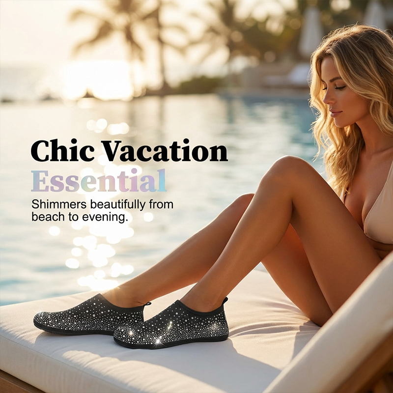 👟🏖️PROMO -50%🌊Chaussures de Plage pour Femmes – Séchage Rapide, Semelle Antidérapante & 5 Couleurs (36-45)