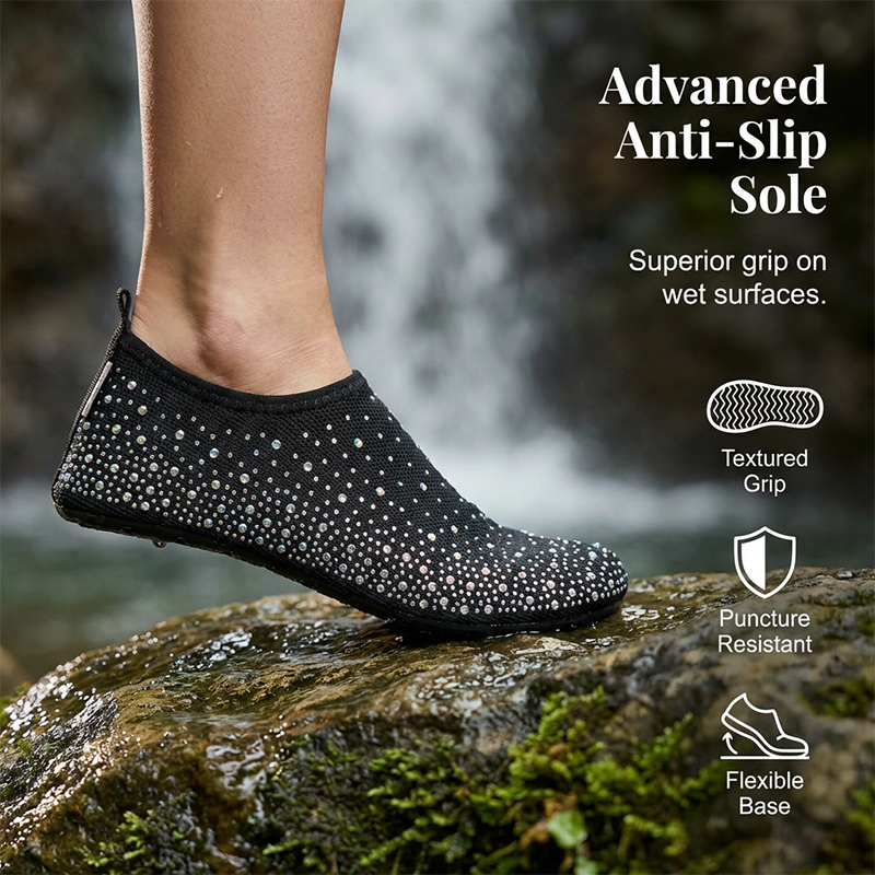 👟🏖️PROMO -50%🌊Chaussures de Plage pour Femmes – Séchage Rapide, Semelle Antidérapante & 5 Couleurs (36-45)