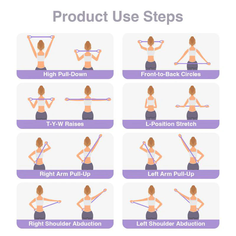 💪Bande de résistance ergonomique pour corriger la posture ✅ Dos Droit 🧘 -50% 🔥