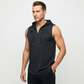 💪Sweat à capuche sans manches pour homme (type débardeur)