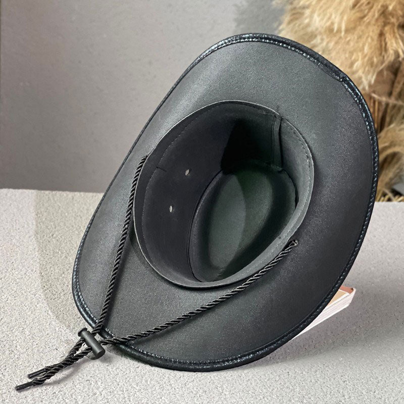 🎉 Soldes 2026 — Plus de 36 000 ventes !🤠 Chapeau de Cowboy Vintage à Large Bord & Lanière 🌵