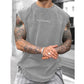 🎽50% DE RÉDUCTION🔥Débardeur de Sport Coupe Loose Effet Vintage – Sans Manches, Tissu Respirant, Lavage Acide🏁