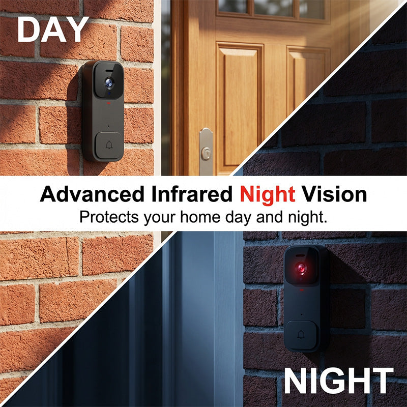 📢📢40% DE RÉDUCTION !! ⏰ Sonnette vidéo intelligente avec écran 4,3" – Surveillance en temps réel et communication bidirectionnelle 🏡💖