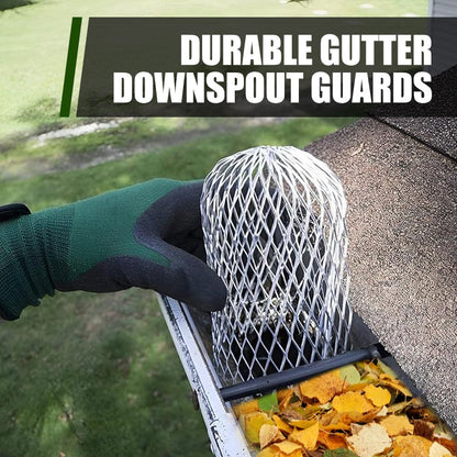 💐 -50% ! 🛡️ Grille de Protection pour Tuyau de Descente – Alliage d’Aluminium – 10×17 cm – Anti-Rouille – Filtration Eaux Pluviales – Installation Facile 💧