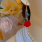 💐Boucles Tige Cristal – Élégance Quotidienne & Look Féminin🦢🌸