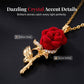 ⏳Offre Spéciale Limité dans le Temps⏰Pendentif Rose Rouge Élégant – Design Délicat, Hypoallergénique & Parfait pour l'Élégance Quotidienne ou en Cadeau✨