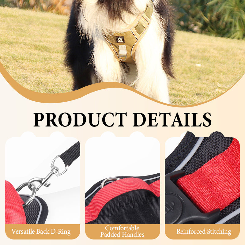 📢📢50 % DE RÉDUCTION !! ⏰Harnais anti-traction pour chien avec laisse et collier à LED