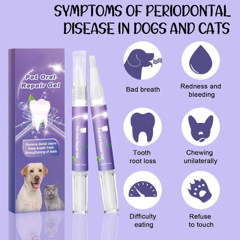 Gel Réparateur Oral pour Animaux de Compagnie