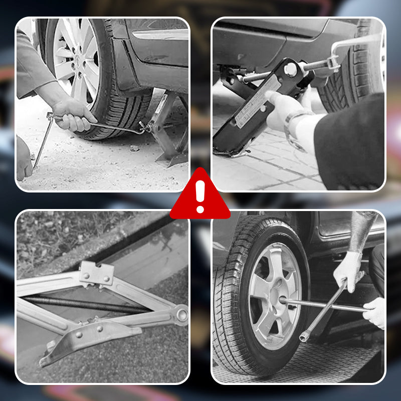 🔧 PROMO LIMITÉE 50% DE RÉDUCTION! 💨 Kit cric 12‑en‑1 – Compact, Sûr, Pratique ✨