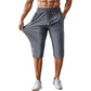 🩳 -50 % pour une durée limitée ! 💨 Pantalon capri de sport à séchage rapide pour homme – extensible, poches avec fermeture éclair, polyvalent 🏃‍♂️