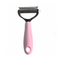 🐾🧹PROMO -50%🐶Peigne de Toilettage Double Face pour Chiens & Chats – Brosse Douce, 2 Tailles (Bleu/Rose)