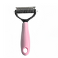 🐾🧹PROMO -50%🐶Peigne de Toilettage Double Face pour Chiens & Chats – Brosse Douce, 2 Tailles (Bleu/Rose)