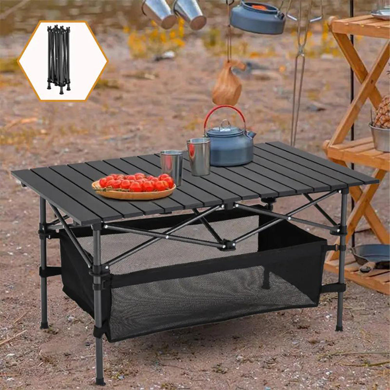 Table de Camping Pliante Portable avec Sac de Rangement