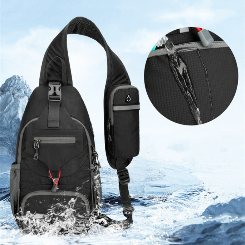 🎒PROMO LIMITÉE 50% DE RÉDUCTION⚡Sac à Bandoulière Homme – Tissu Oxford, Multi-Poches, Respirant 🌦️