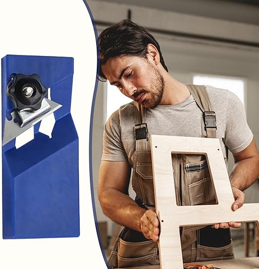 ⚙️ Rabot à main pour plaques de plâtre | Profondeur réglable • Lame remplaçable